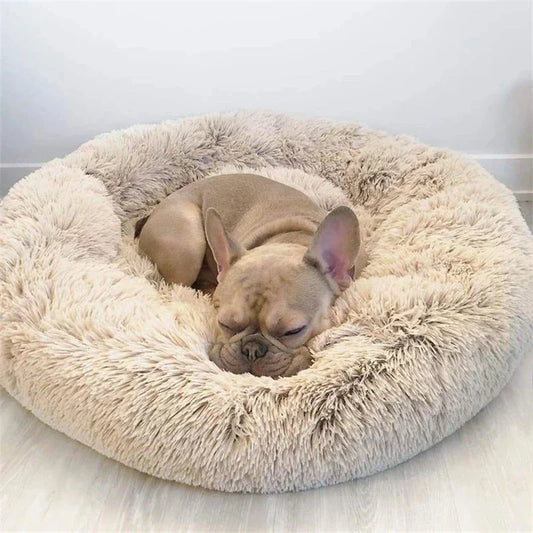 Skorter | CozyNest Plush Round Pet Bed – Washable & Non-Slip