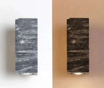 Skorter | ZenBeam – Grey Wabi-Sabi Wall Lamp for Tranquil Ambience