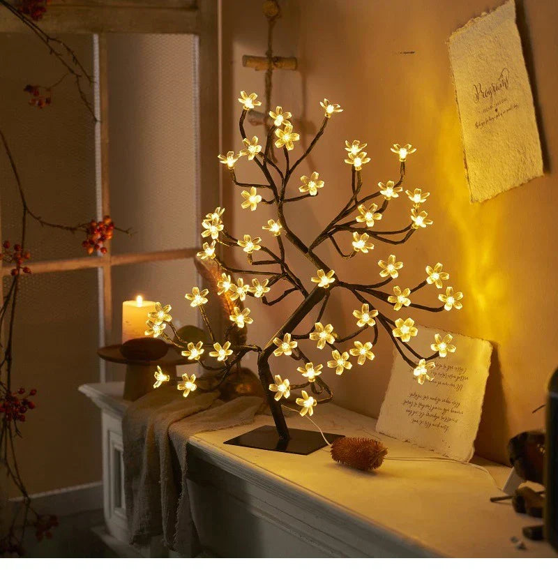 Skorter | GlowBlossom - LED Cherry Blossom Tree Lamp – Ambient Lighting for Living Room and Bedroom
