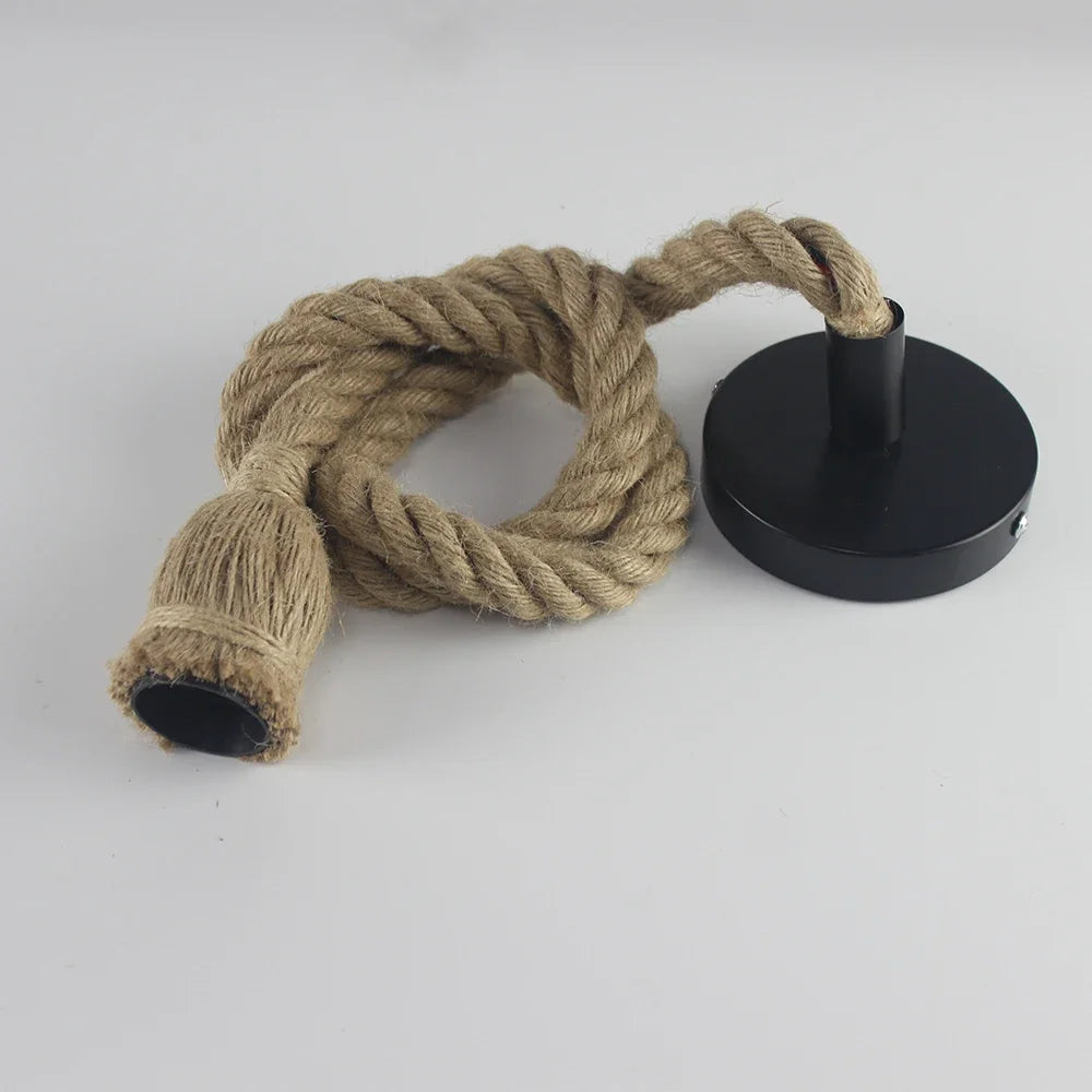 Skorter | Vintage Hemp Rope Pendant Light