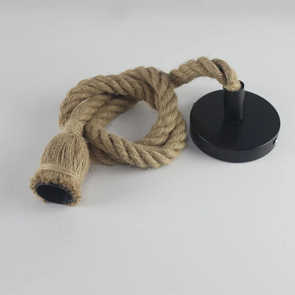 Skorter | Vintage Hemp Rope Pendant Light