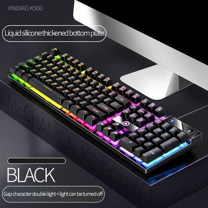 Skorter | 104-Key Wired Gaming Keyboard - Color Matching Backlit
