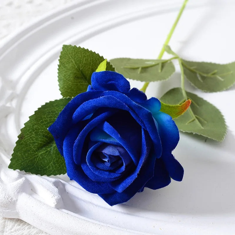 Skorter | 20 pieces Realistic Velvet Silk Rose Bouquet