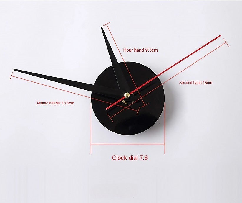 Skorter | 3D-LED wall clock – frameless DIY design