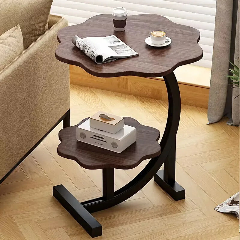 Skorter | CasaLune Luxury Two-Tier Portable Side Table – Compact, Modern & Functional Design