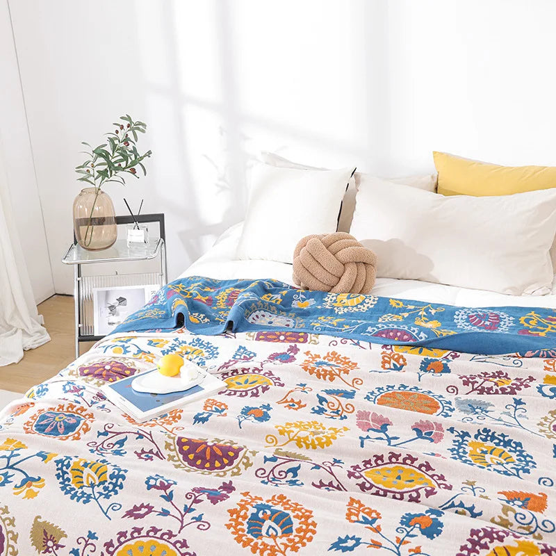 Skorter | BohemiaCotton – Soft & Cooling 100% Cotton Blanket