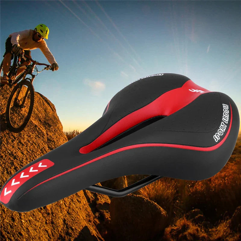 Skorter | Extra Soft Gel Bicycle Saddle – Ergonomic Ventilated MTB & Road Bike Seat