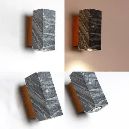 Skorter | ZenBeam – Grey Wabi-Sabi Wall Lamp for Tranquil Ambience