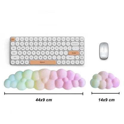 Skorter | Ergonomic Memory Foam Keyboard & Mouse Wrist Rest Set