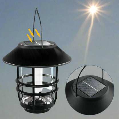 Skorter | Solar Wireless Waterproof Flickering Sun Flame Lantern Light | - WallLant