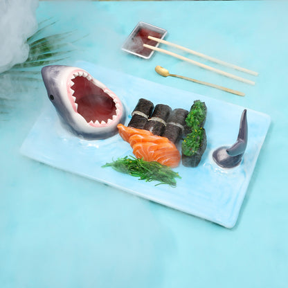 Skorter | Sharkieplate - Ceramic shark mouth plate