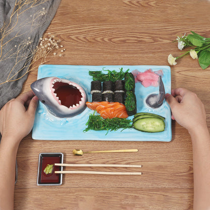 Skorter | Sharkieplate - Ceramic shark mouth plate