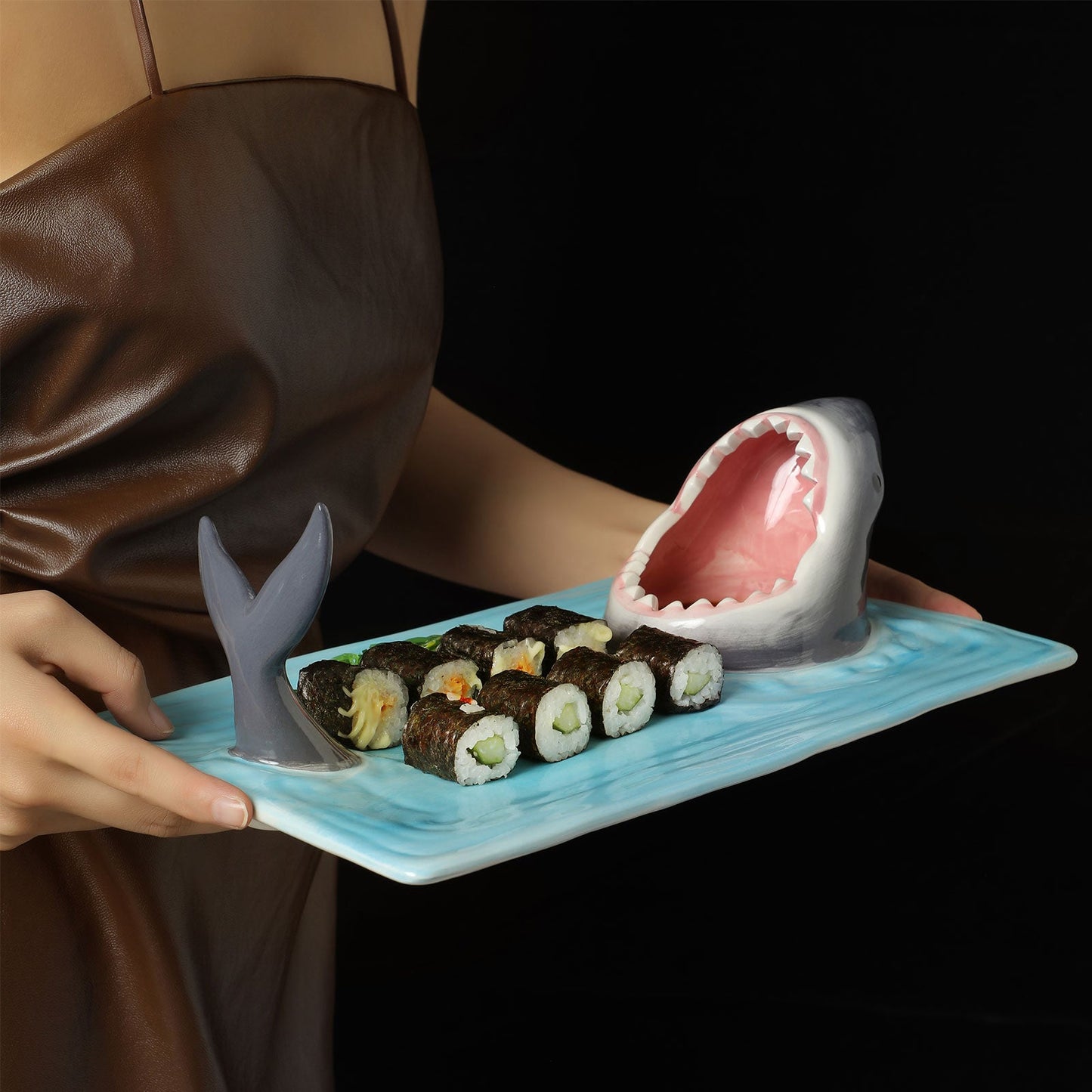 Skorter | Sharkieplate - Ceramic shark mouth plate