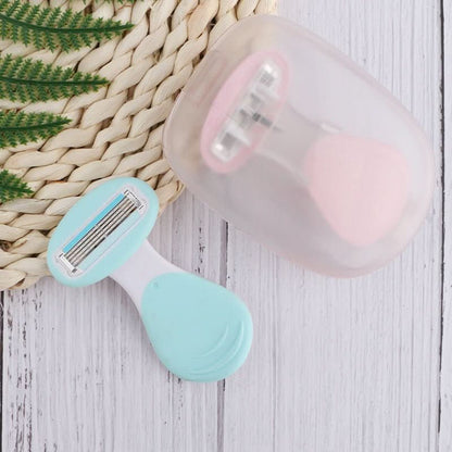 Skorter | Compact 4-Blade Razor with Travel Case for Smooth Skin