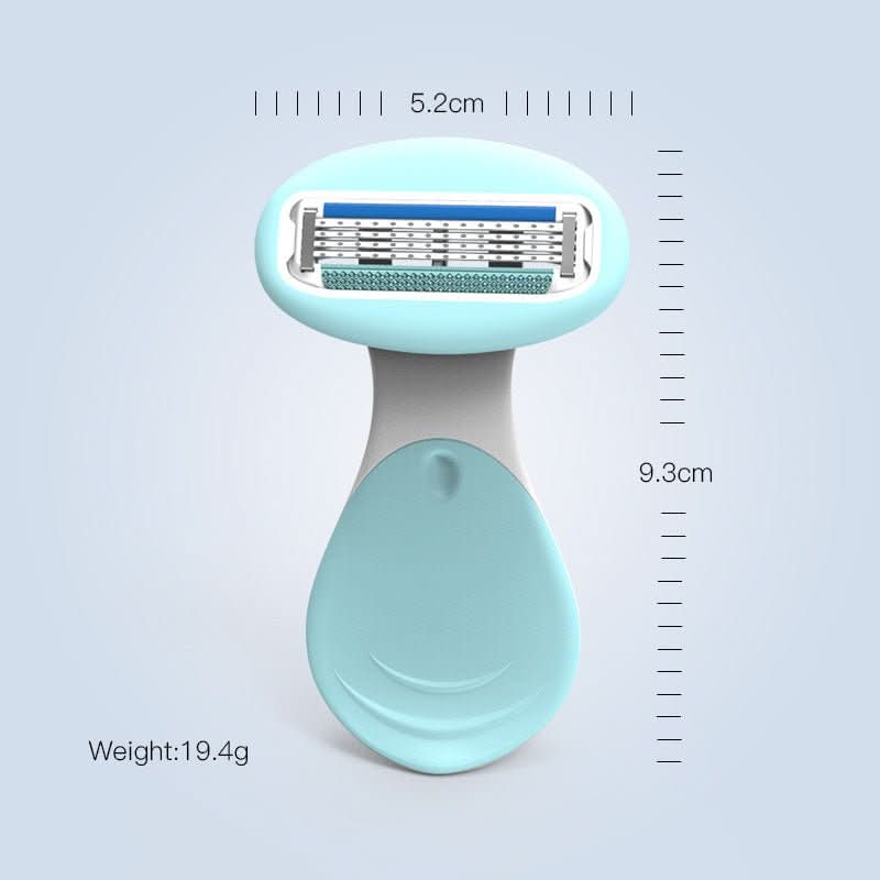 Skorter | Compact 4-Blade Razor with Travel Case for Smooth Skin