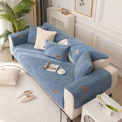 Skorter | Waterproof Sherpa Fleece Sofa Cover Non-Slip