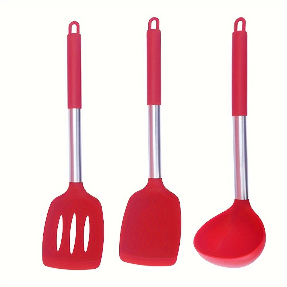 Skorter | FlexiChef Silicone Kitchen Utensil Set | 3pcs