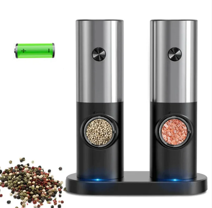 Skorter | GrindPro – Electric Pepper & Salt Grinder with LED