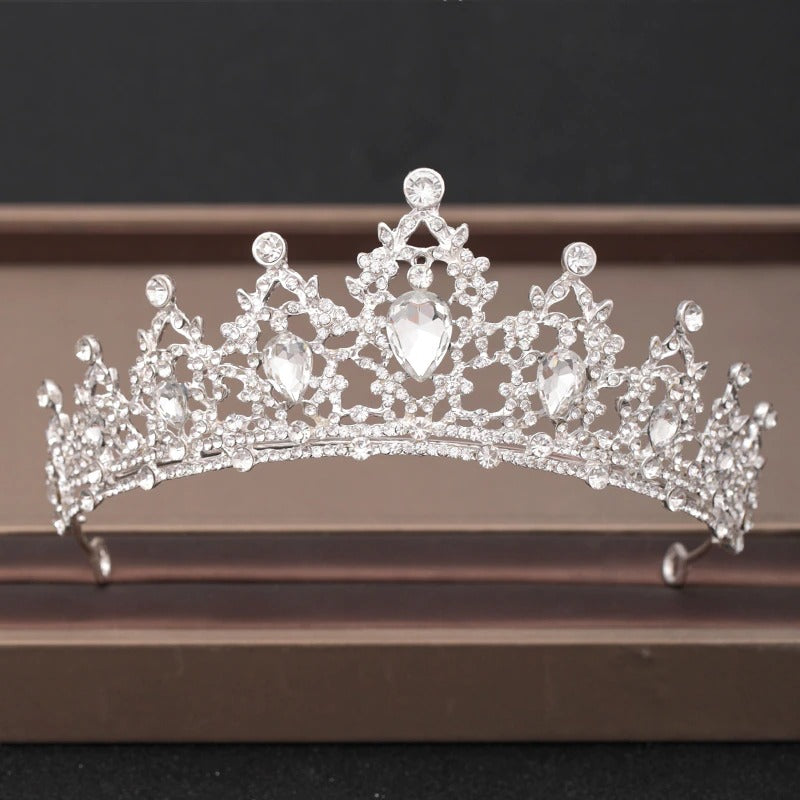 Skorter | Elegant Bridal Baroque Rhinestones Crown And Tiara Collection