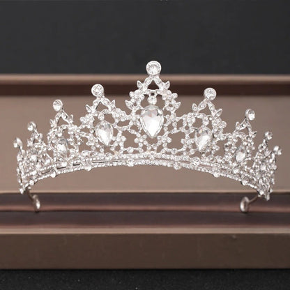 Skorter | Elegant Bridal Baroque Rhinestones Crown And Tiara Collection