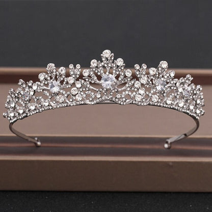 Skorter | Elegant Bridal Baroque Rhinestones Crown And Tiara Collection