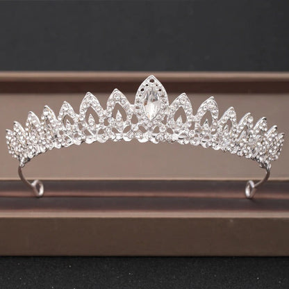 Skorter | Elegant Bridal Baroque Rhinestones Crown And Tiara Collection