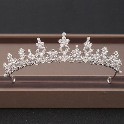 Skorter | Elegant Bridal Baroque Rhinestones Crown And Tiara Collection