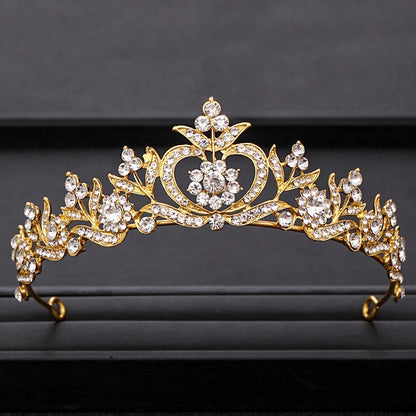 Skorter | Elegant Bridal Baroque Rhinestones Crown And Tiara Collection