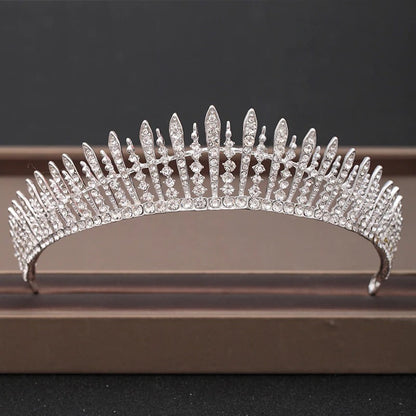 Skorter | Elegant Bridal Baroque Rhinestones Crown And Tiara Collection