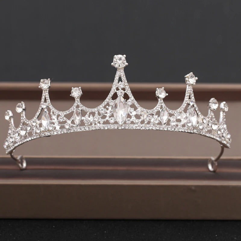 Skorter | Elegant Bridal Baroque Rhinestones Crown And Tiara Collection