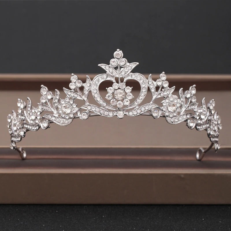 Skorter | Elegant Bridal Baroque Rhinestones Crown And Tiara Collection