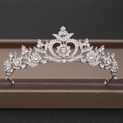 Skorter | Elegant Bridal Baroque Rhinestones Crown And Tiara Collection