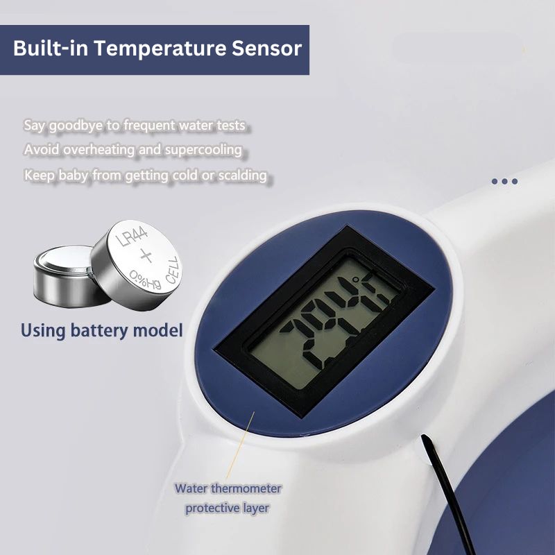 Skorter | Baby Bath Tub with Thermometer