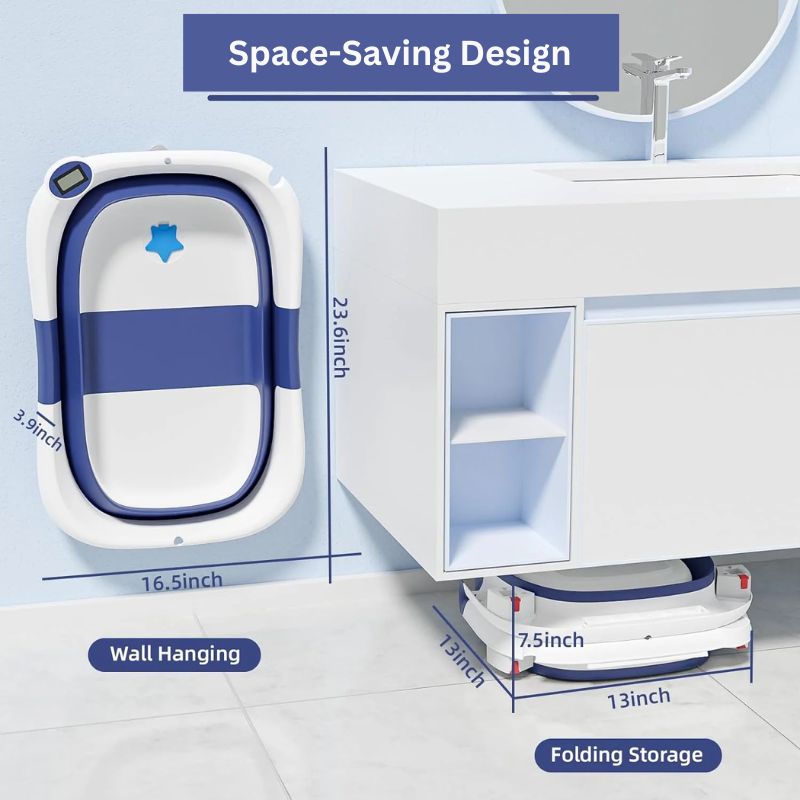 Skorter | Baby Bath Tub with Thermometer