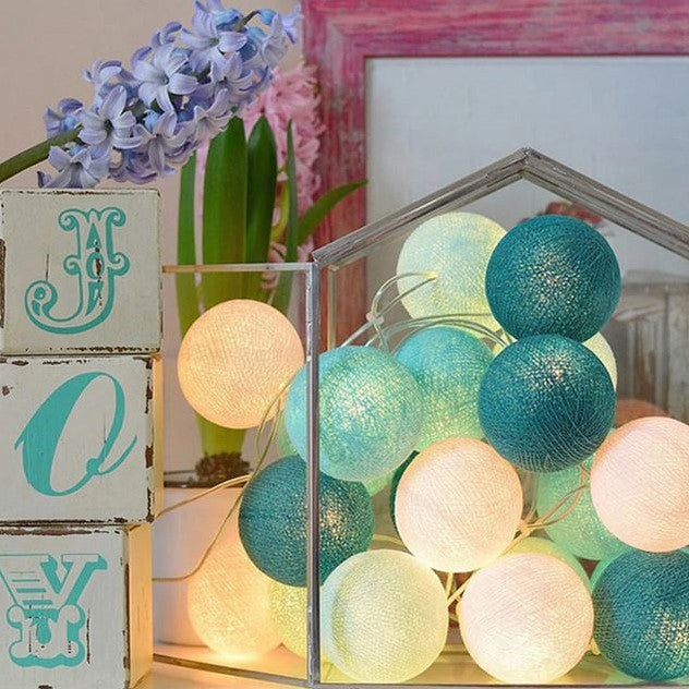 Skorter | Royallure Cotton Balloon String Lights – Cozy Decoration for Home & Celebrations