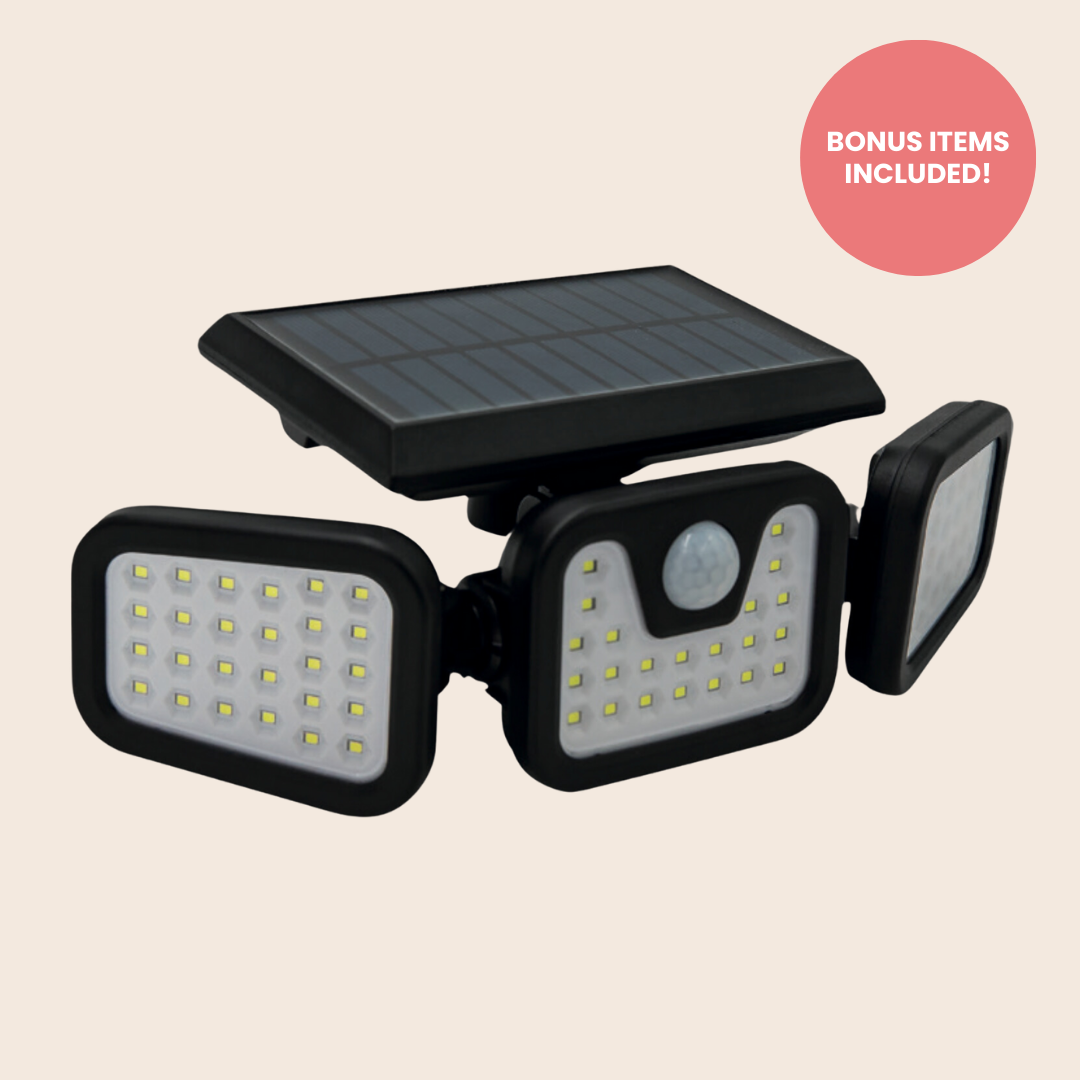 Skorter | Solar-Powered Outdoor Lights – Panta Trio with Motion Sensor for Garden & Security Lighting