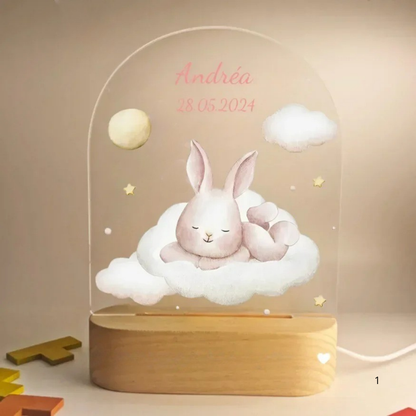 Skorter | Personal Night Light with Name – Soft Warm LED Lighting for Children