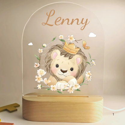 Skorter | Personal Night Light with Name – Soft Warm LED Lighting for Children