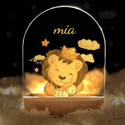 Skorter | Personal Night Light with Name – Soft Warm LED Lighting for Children