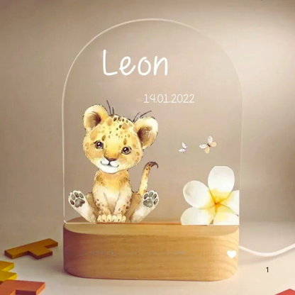 Skorter | Personal Night Light with Name – Soft Warm LED Lighting for Children