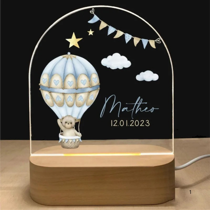Skorter | Personal Night Light with Name – Soft Warm LED Lighting for Children