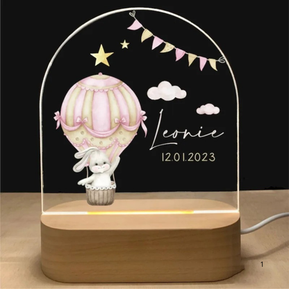 Skorter | Personal Night Light with Name – Soft Warm LED Lighting for Children