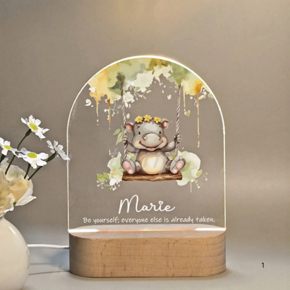 Skorter | Personal Night Light with Name – Soft Warm LED Lighting for Children