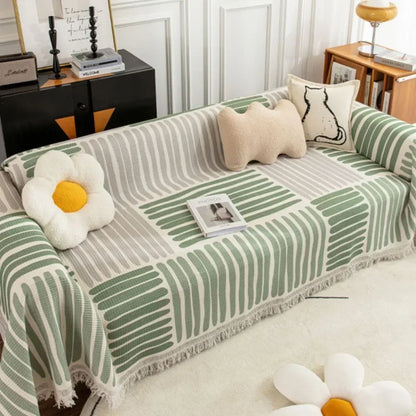 Skorter | NordicNest - Sofa cover with tassel edge