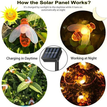 Skorter | SolarBee - Solar Energy Light Chain for Outdoor