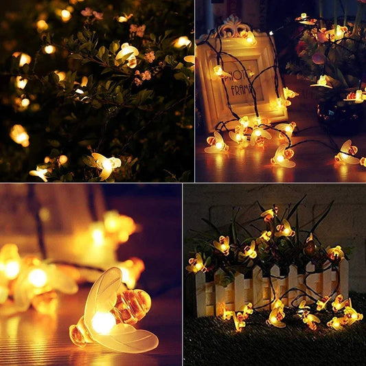Skorter | SolarBee - Solar Energy Light Chain for Outdoor