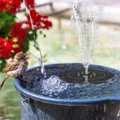 Skorter | Solar Birdbath Fountain with Colorful Light