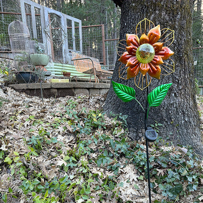 Skorter | Eco-friendly solar-powered flower garden stake