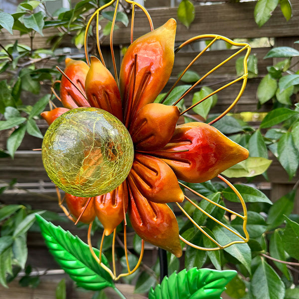 Skorter | Eco-friendly solar-powered flower garden stake