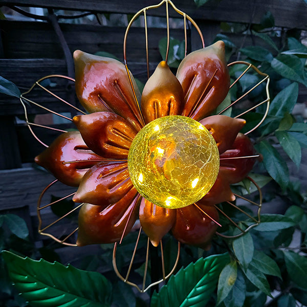 Skorter | Eco-friendly solar-powered flower garden stake